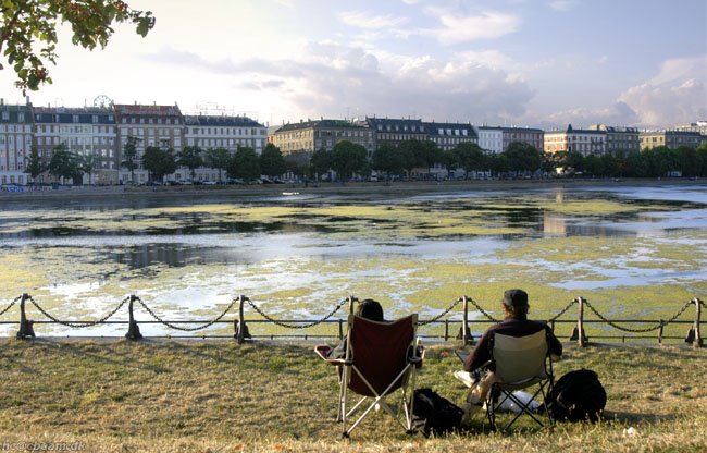 Just chilling by the lake by H. C. Steensen