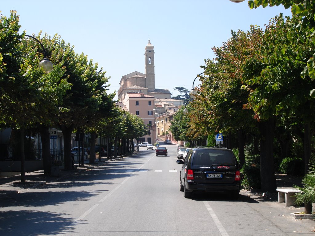 Viale Trieste,Town Centre View by Roberto Zallocco