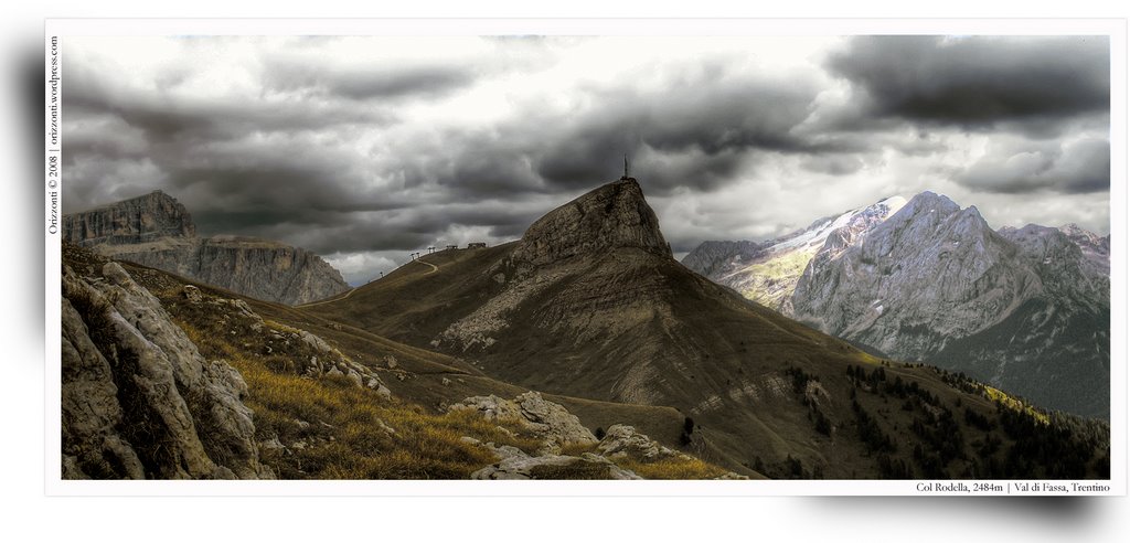 Nuvole sul Col Rodella, Val di Fassa by orizzonti.wordpress.…