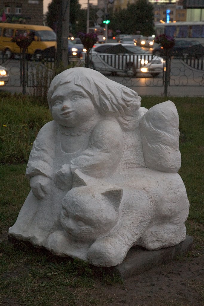 Мраморная статуя (Marble sculpture) by Alexandra Kilanova