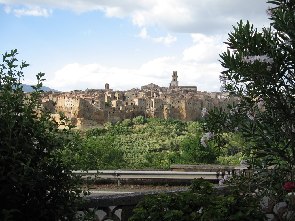 Pitigliano dal Santuario Madonna delle Grazie by silver55