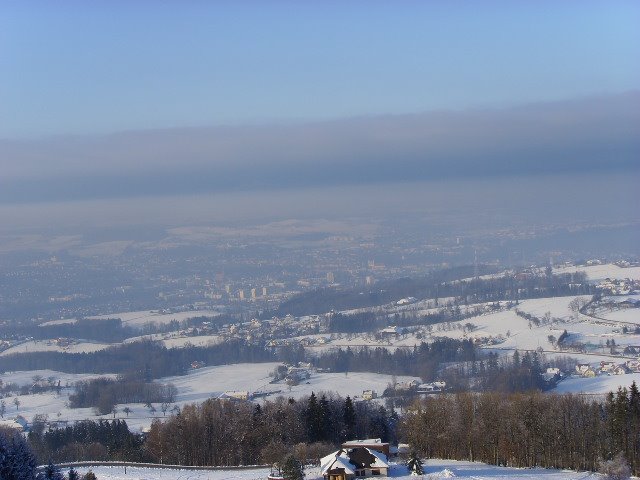 Blick auf Steyr vom Damberg nach nebelauflösung by speedy01