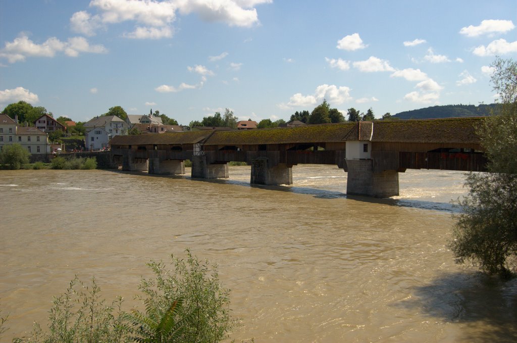 Holzbrücke Bad Säckingen I by Sascha Tayefeh