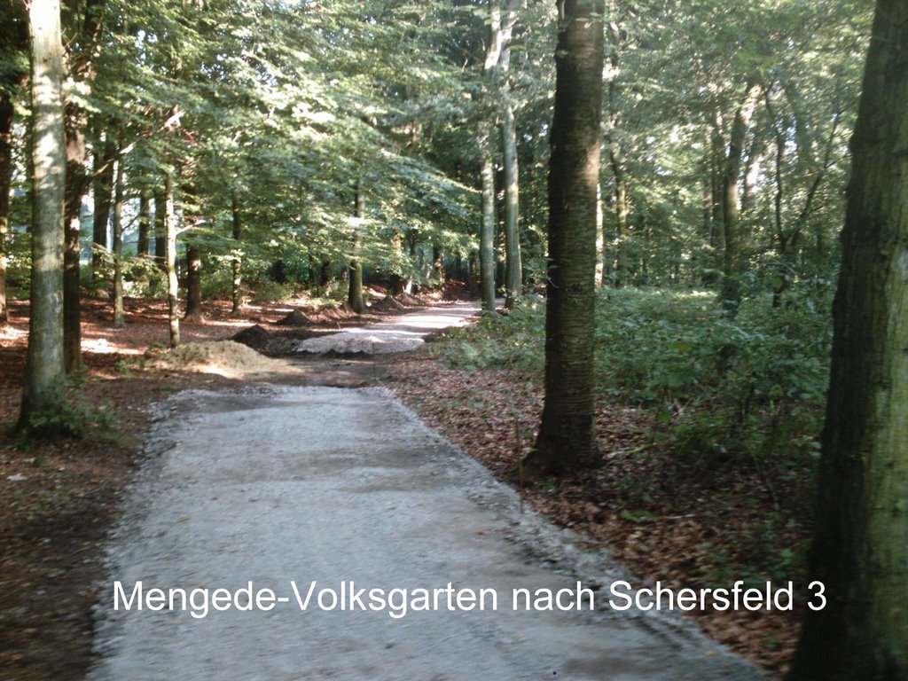 Mengede-Volksgarten nach Schersfeld by Udo Schoen