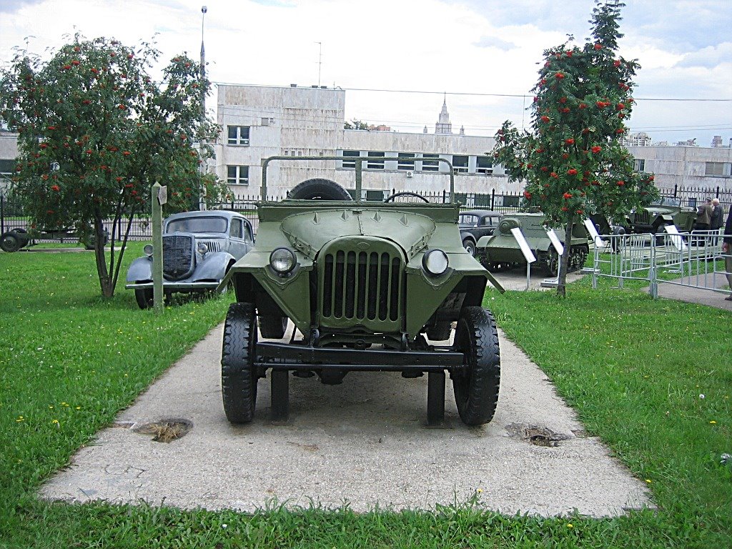 GAZ 67 leading a convoy on the road to Warsaw by CarlStaffanHolmer