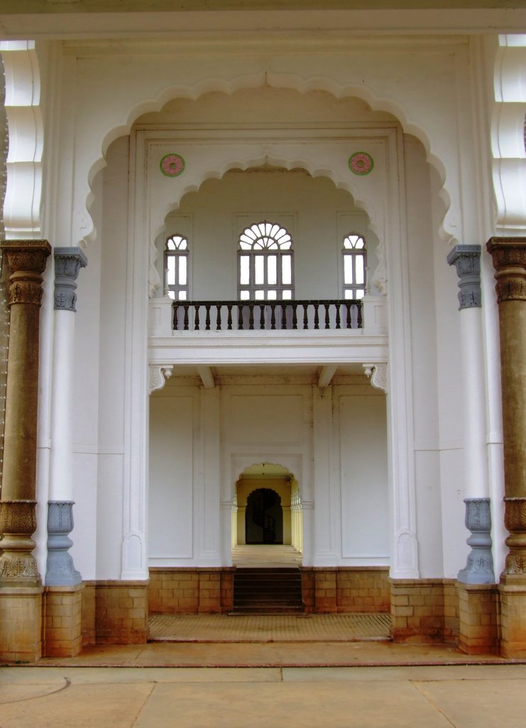 East gate of the Mysore Palace by Edwin van Wijk