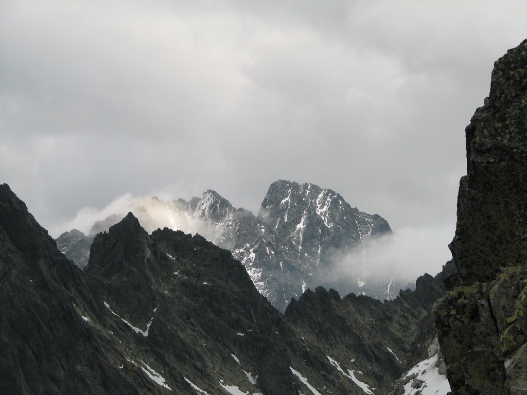 Gerlach seen below the top of Slovakian part of Rysy by AniaAn