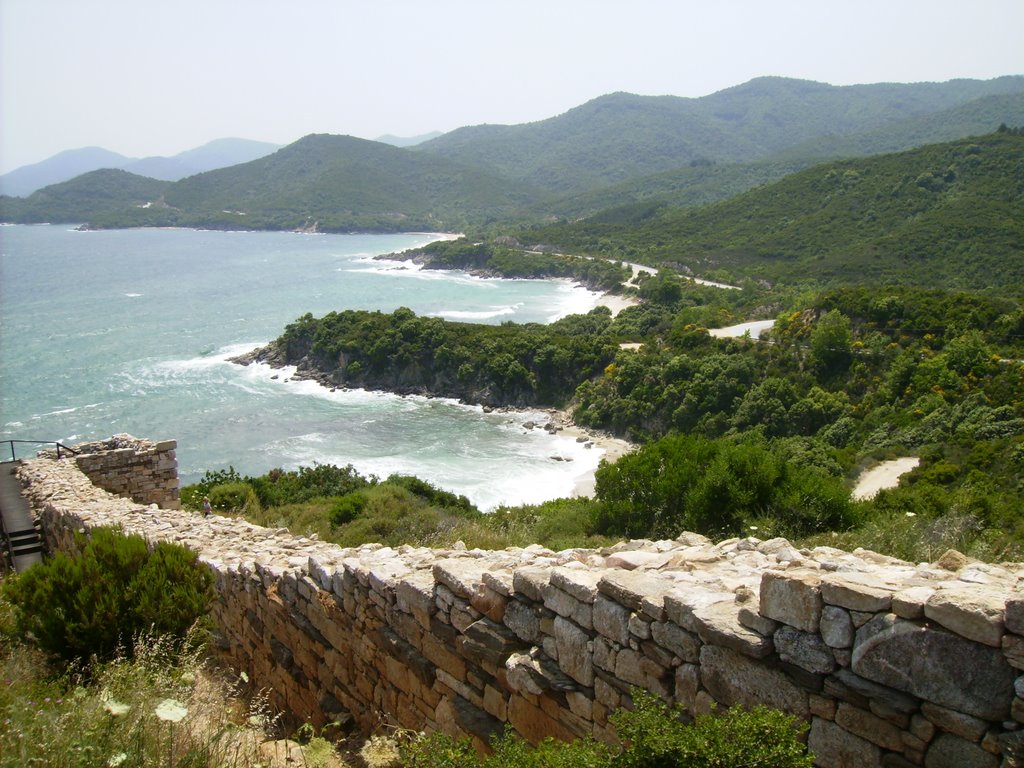 View from ancient Stageira area by Loukas Kalogirou