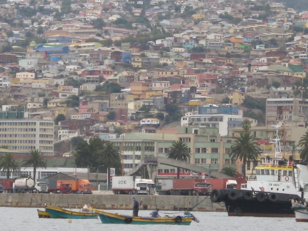 ▶ Panoramic view of the hills of Valparaíso ® by ►DisfrutaChile ®