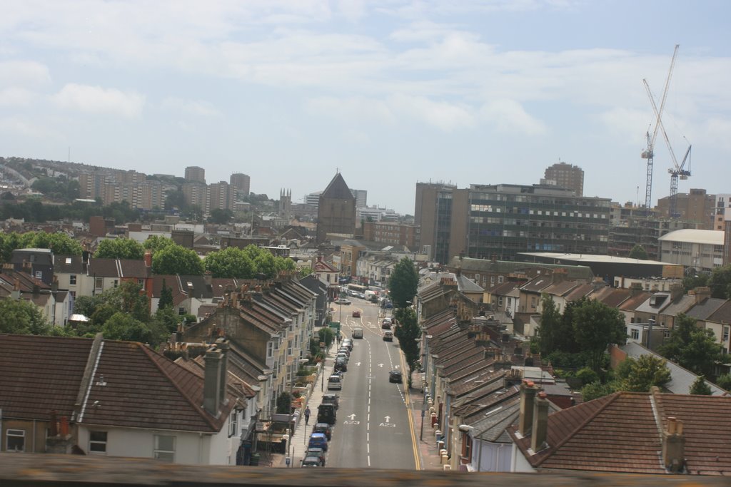 Beaconsfield Road from the Brighton Viaduct by escowles