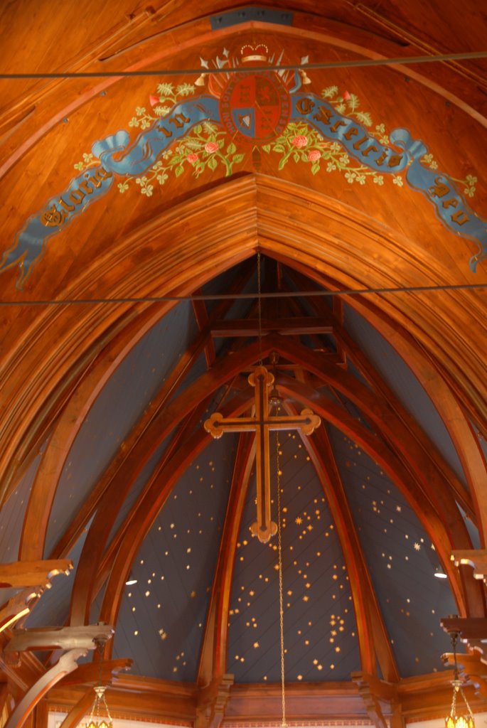 Chancel ceiling detail, St. John's Anglican, 2008-07 by Greying_Geezer