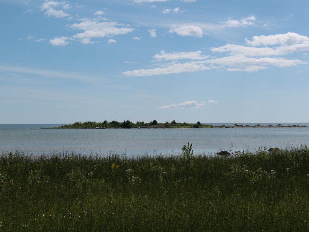 Gravel Island at Hog Island State Forest Campground by Scott Owen