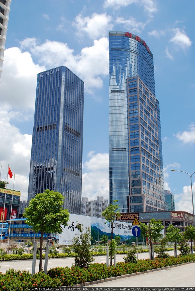 Futian CBD, Futian, Shenzhen, Guangdong, China by NetCar