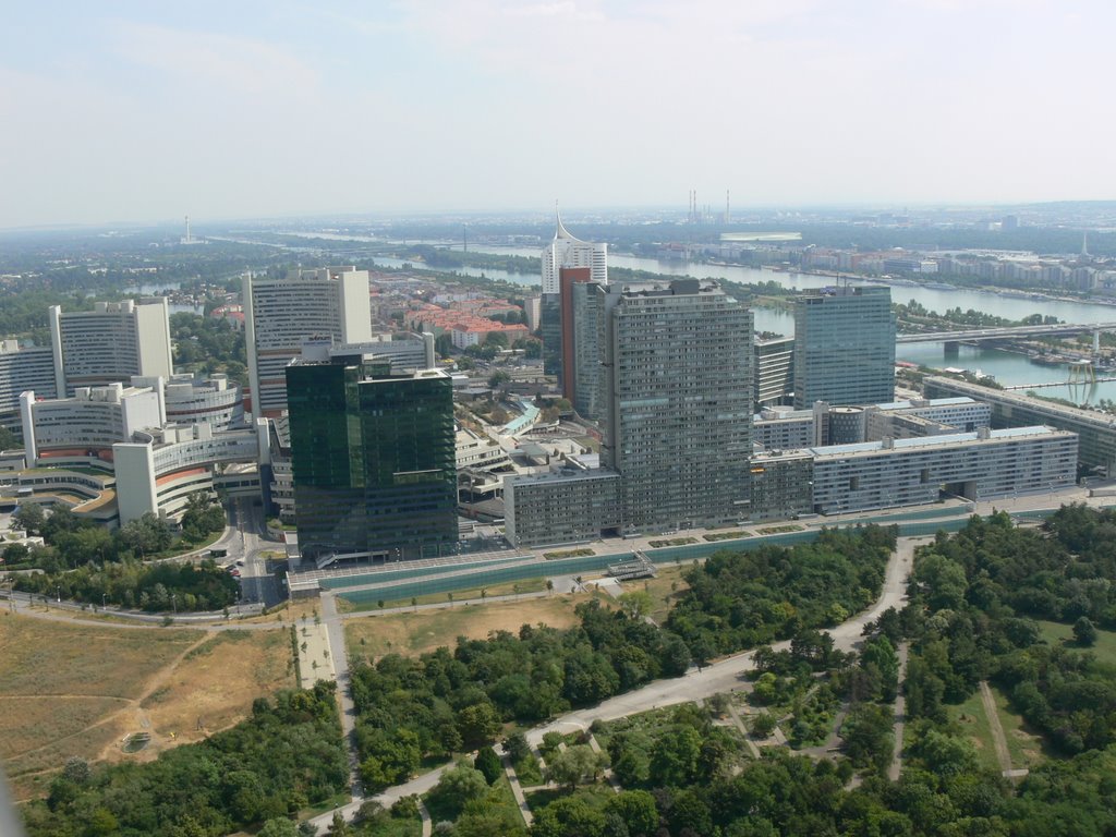 Donau City - view from the tower by Duma Alexandru Mihai