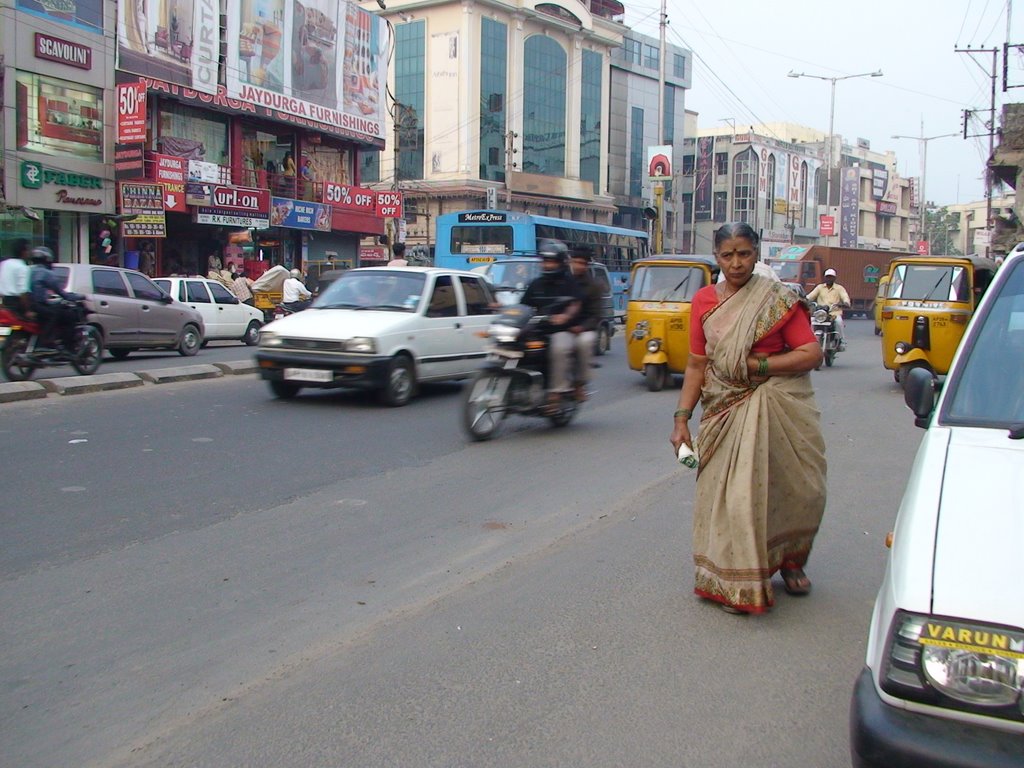 The Streets of Hyderabad, India by hkapstad