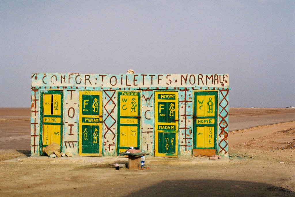 Toilets in the sand by lilly78