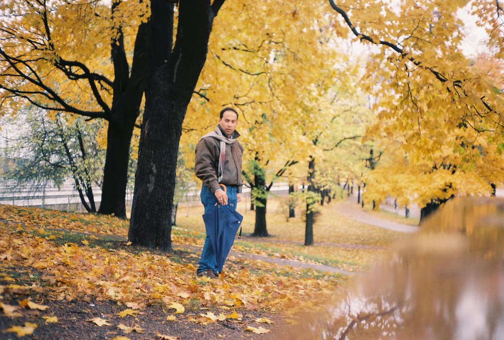 Me at Helsinki 1997 by Ahmed Ammar