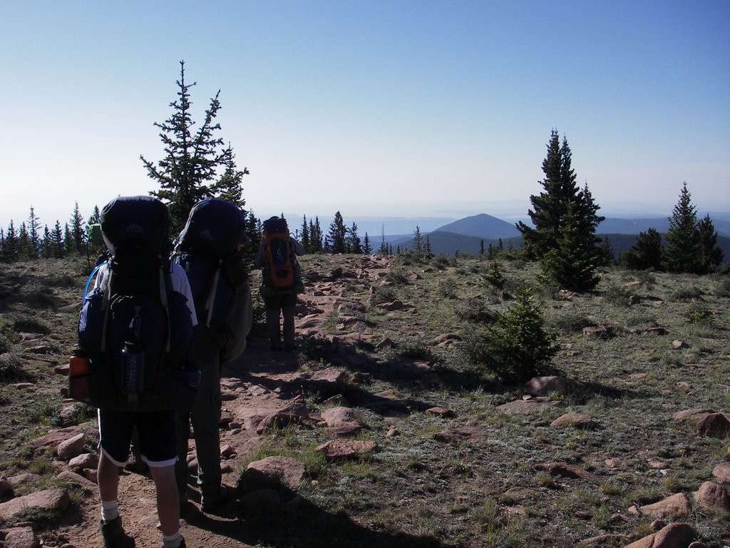 Trail peak from mt phillips by Robert Harrison