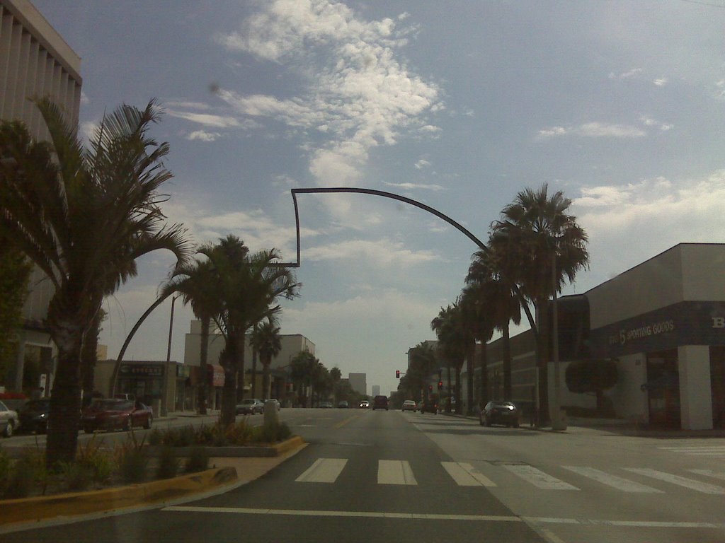 Entrance to Santa Monica (?) by Jose Victor Herrera