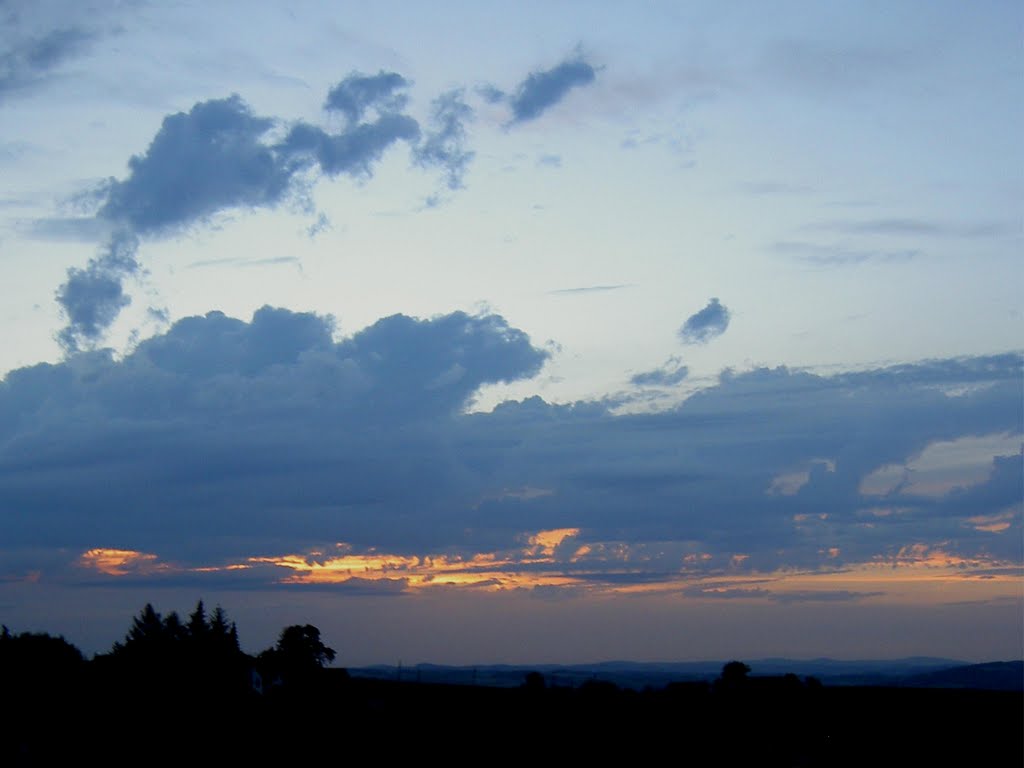 Sonnenuntergang über Scharten by Hepp Markus