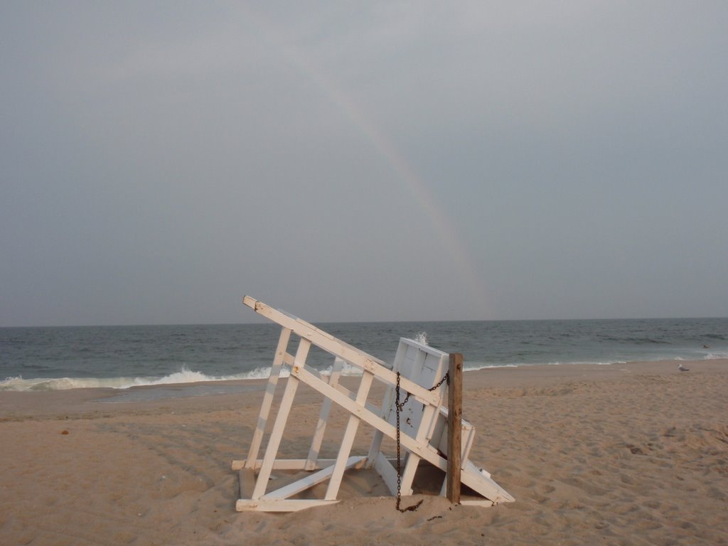 Summer rainbow at O street, Seaside Park by Mandz2003