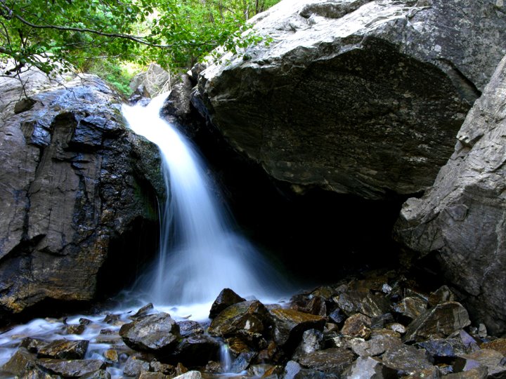 Adam's canyon waterfall by spencer baugh