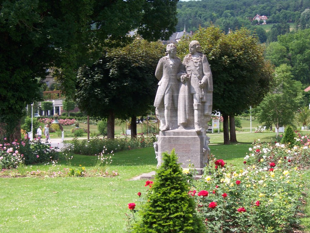 Bad Kissingen - Denkmal von Balthasar Neumann und Georg Anton Boxberger by GeLi+KäLi