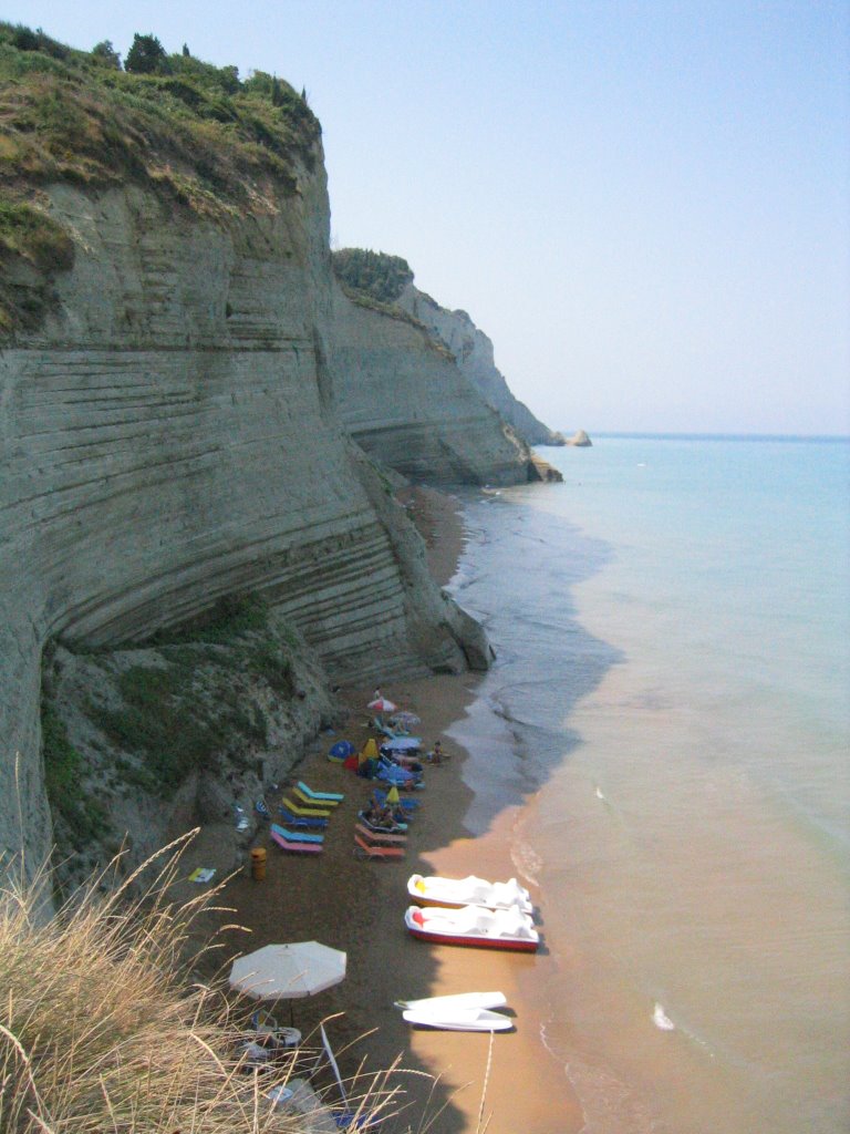 Sunset beach, Peroulades by Mark Bijwaard