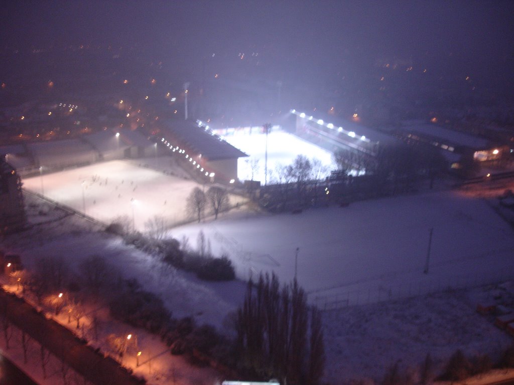 Stad van BRUSSELS Winter by Muradyan Roman