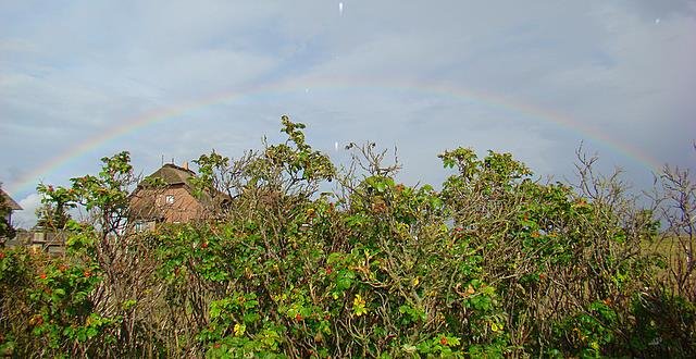 Regenbogen über dem Graswarder by Veromy