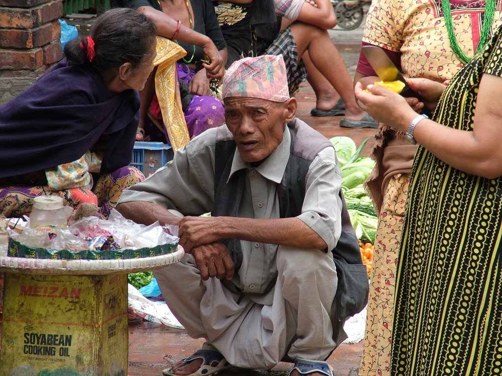 Street vendor, Kathmandu by Andrej Paušič