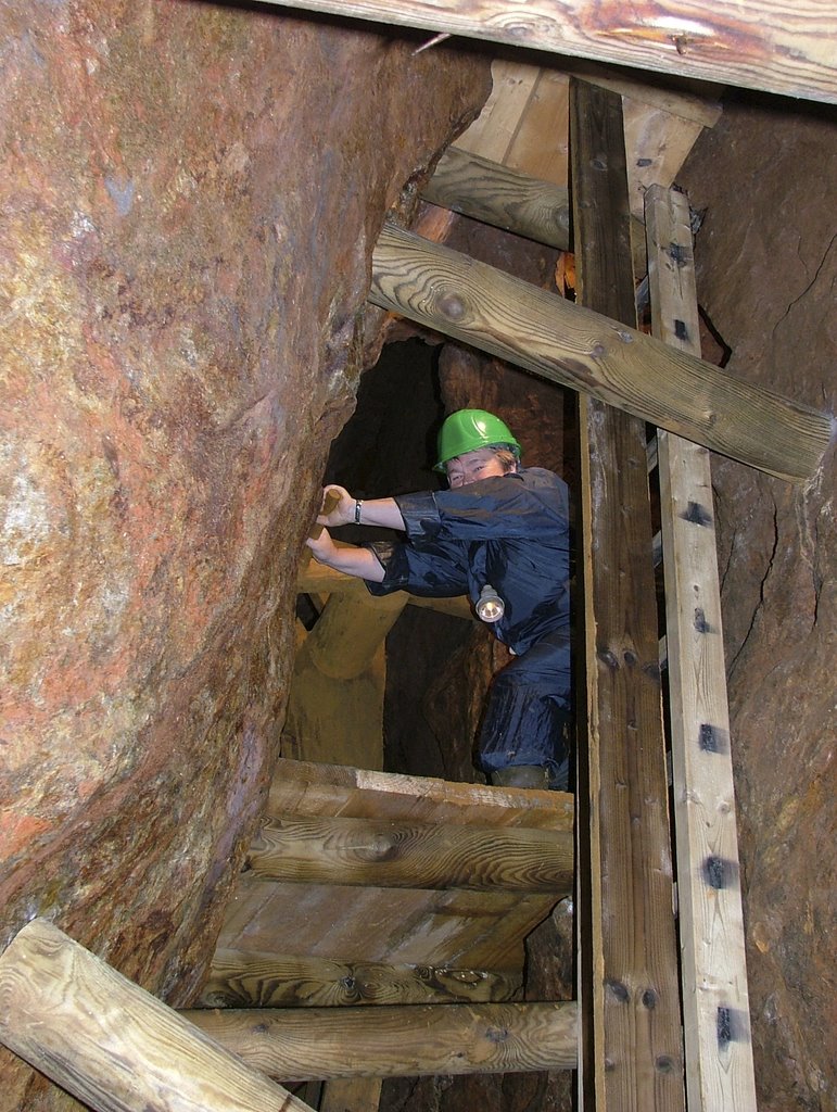 Nachgebaute Hand-Haspel zur Erzförderung by FalkNebenthal