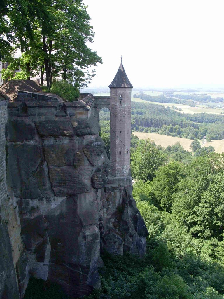 Blick von der Festung Königstein by Gerald Schreiber