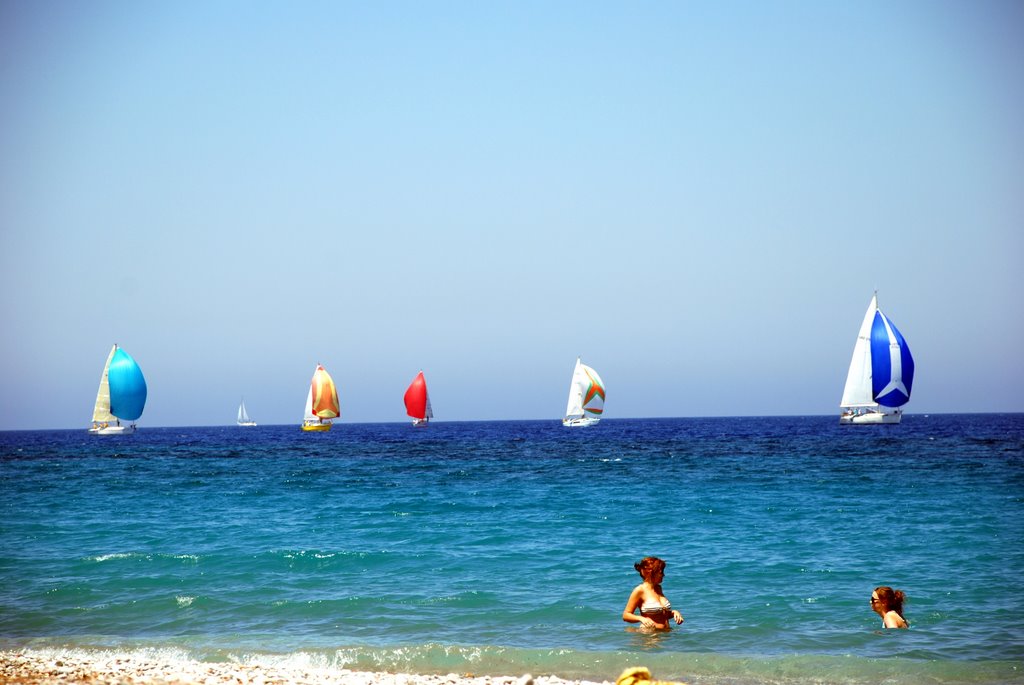 Rodos, beach, the west side of the island by pstojanovic