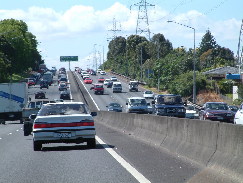 Auckland's southern motorway by communico