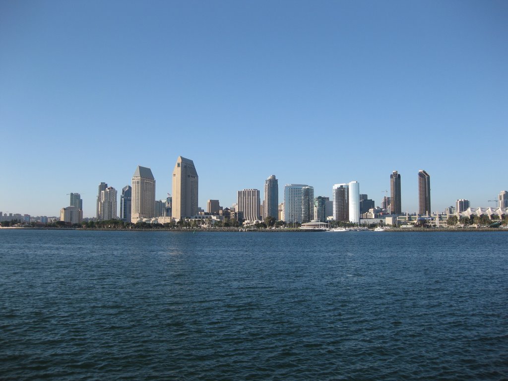 San Diego Skyline from Coronado by Jessica Stratton