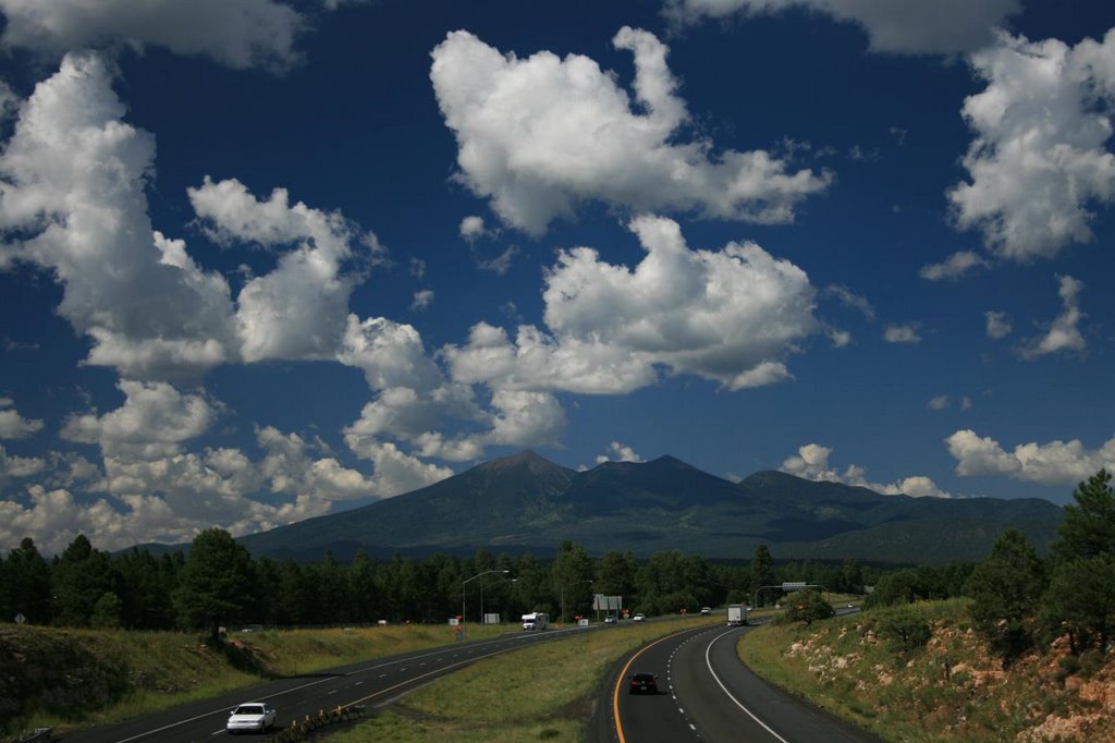 A close up of the San Francisco peaks (looking North) by zacholio