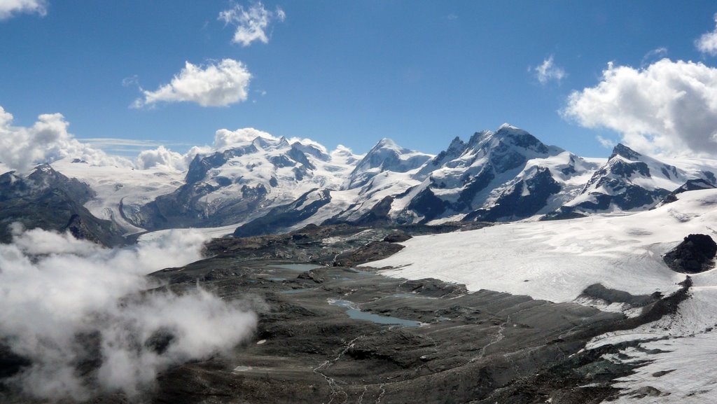 Monte Rosa form Hörnli Hütte, CHE by ZdenoV