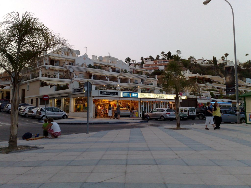 Burriana beach, shops by comandante2000