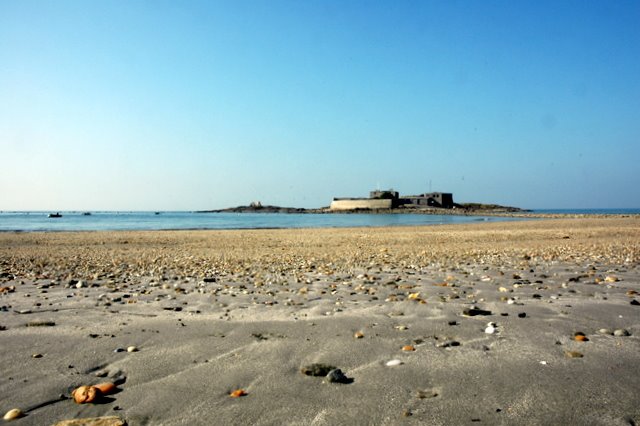 Le Fort Bloqué, marée basse by pol.wallon