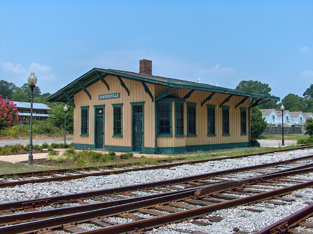 Guntersville, AL Railroad Depot by Stagmie