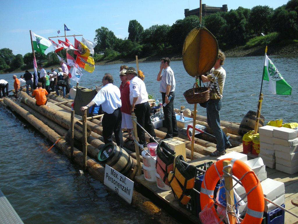 Großfloß auf der Weser by malo1