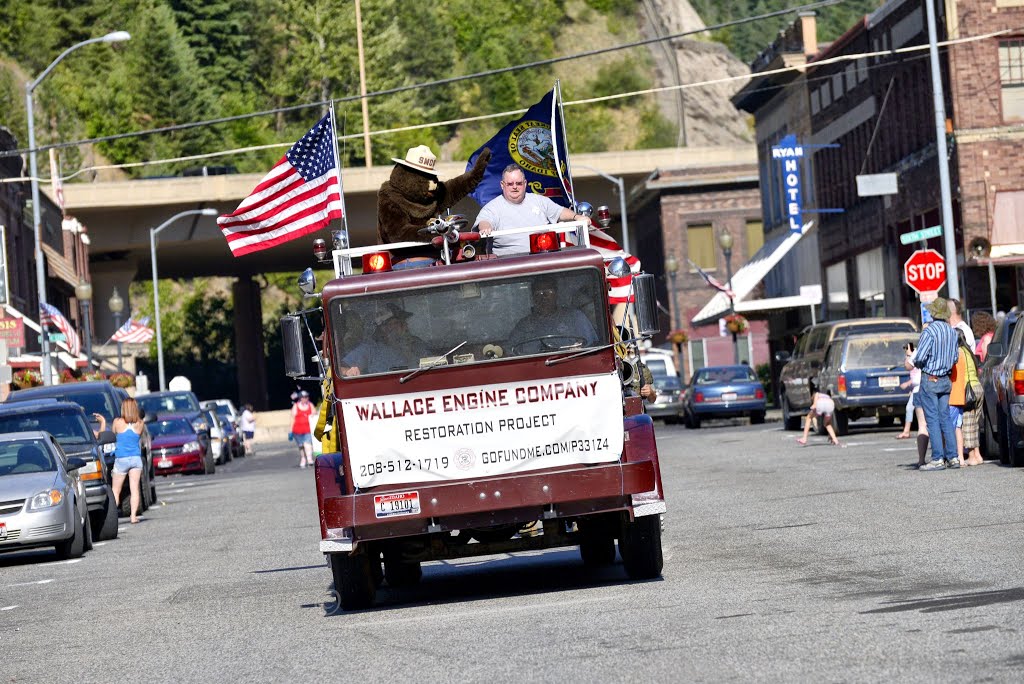 USA, ID. Wallace. Parade of the 3rd of July... xx - Wallace Engine Company Restoration Project... by ®mene