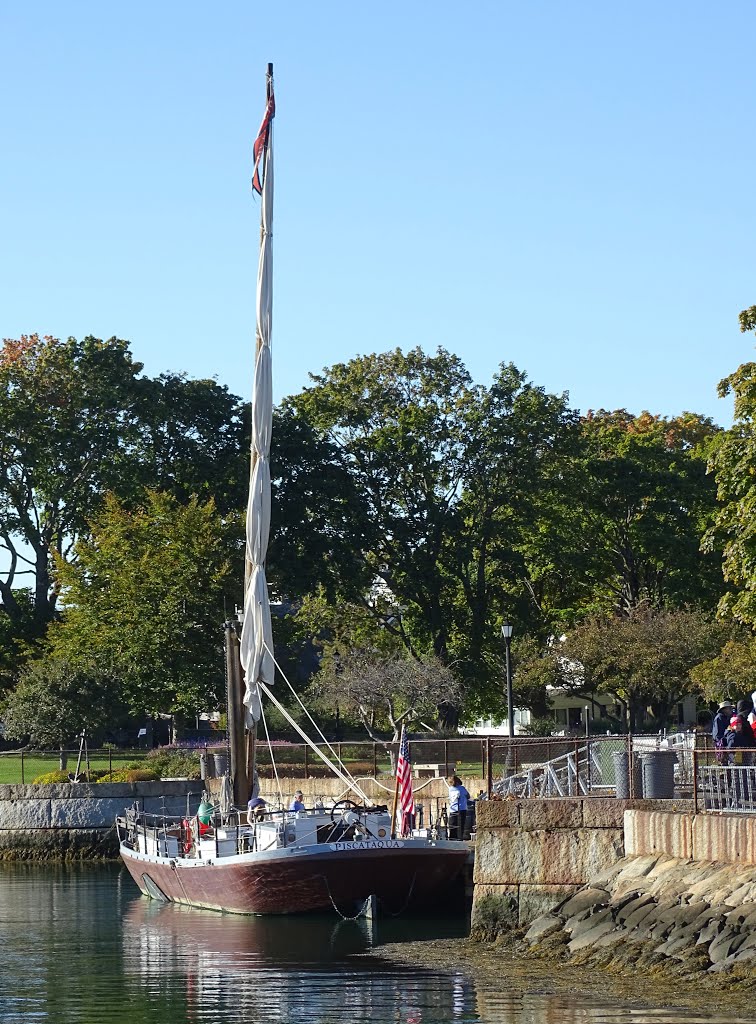 The Piscataqua Gundalow; Portsmouth, New Hampshire by BA Bartlett