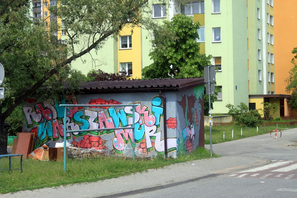 Ratuj warszawski mur by Bogso