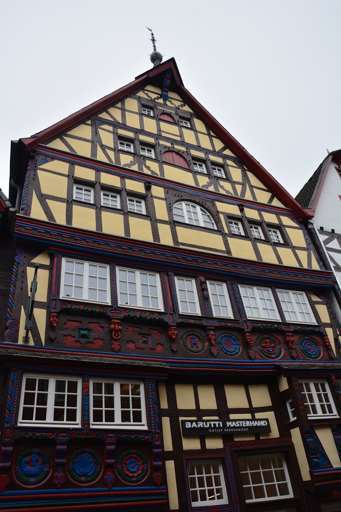 Houses in the Orchheimer Straße by Hans Van Deuren