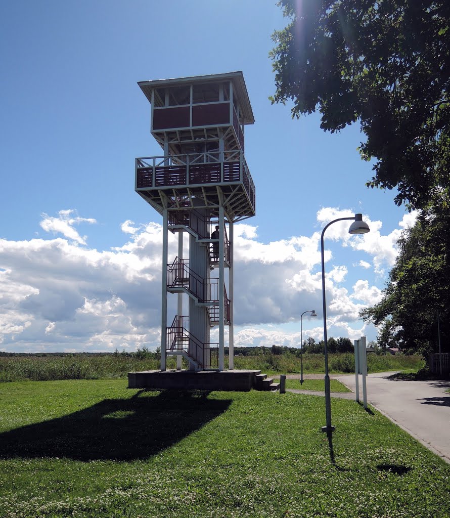 Bird watch tower by Petteri Kantokari