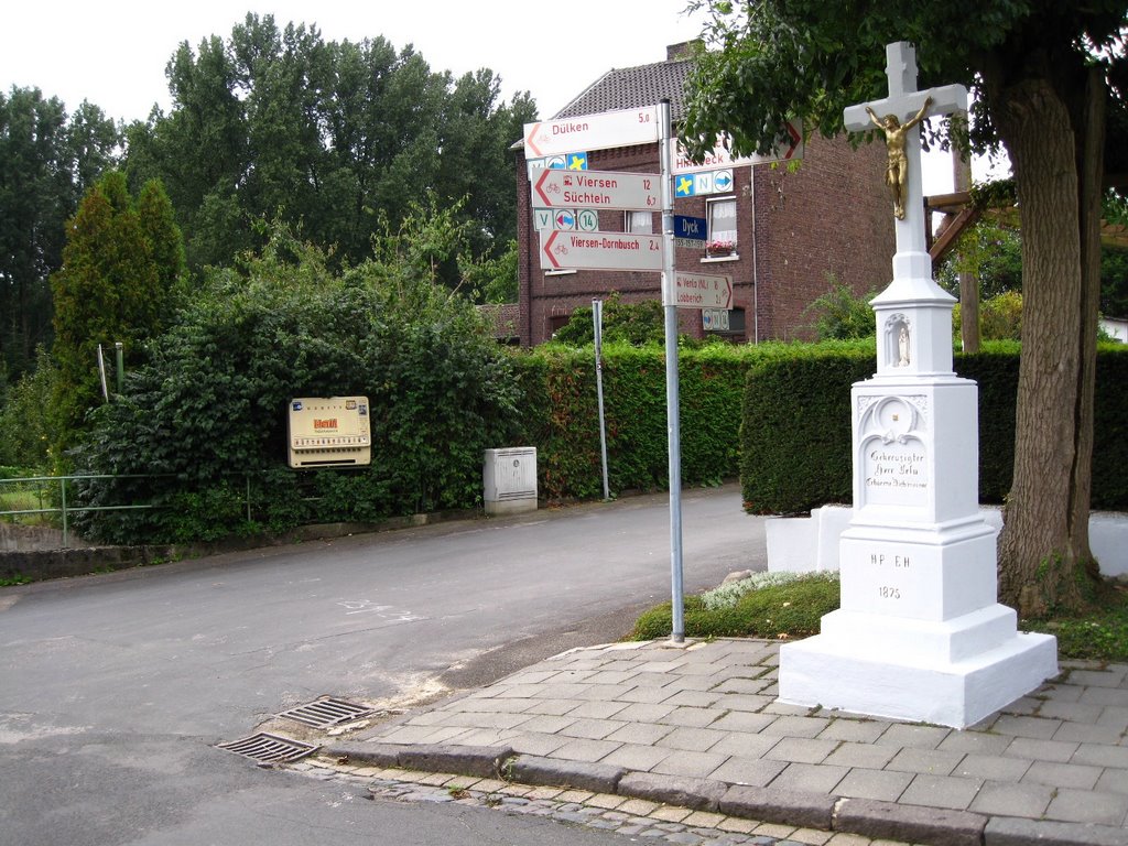 Wegkreuz, Dyck by Gottfried von Bouillon