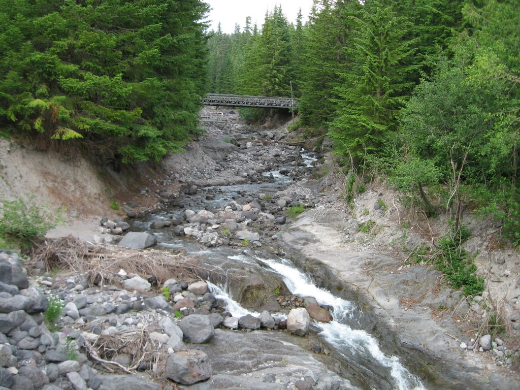 Stream Crossing on Sno Park Road by Chris Sanfino