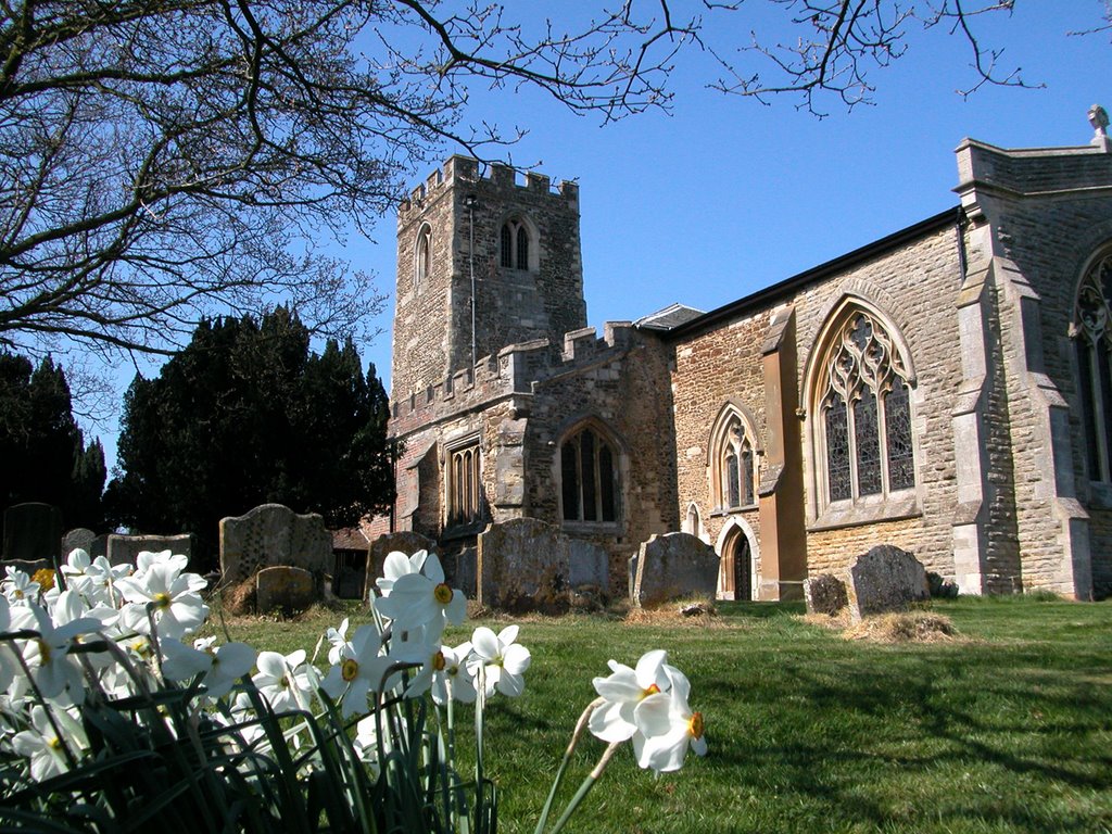 St.Leonard’s Church, Old Warden, spring by Geoff Spivey